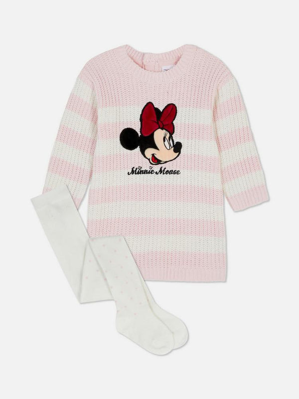 Primark Disney’s Minnie Jumper Dress and Tights Set