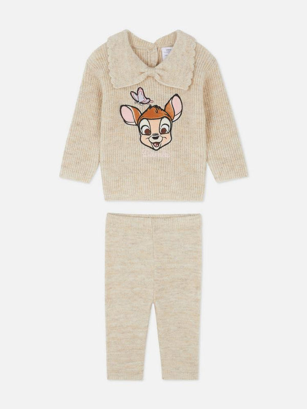 Primark Disney’s Bambi Bow Collared Jumper and Leggings Set