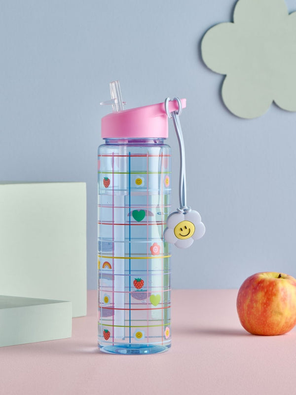 Blue Flower Power 700ml Water Bottle