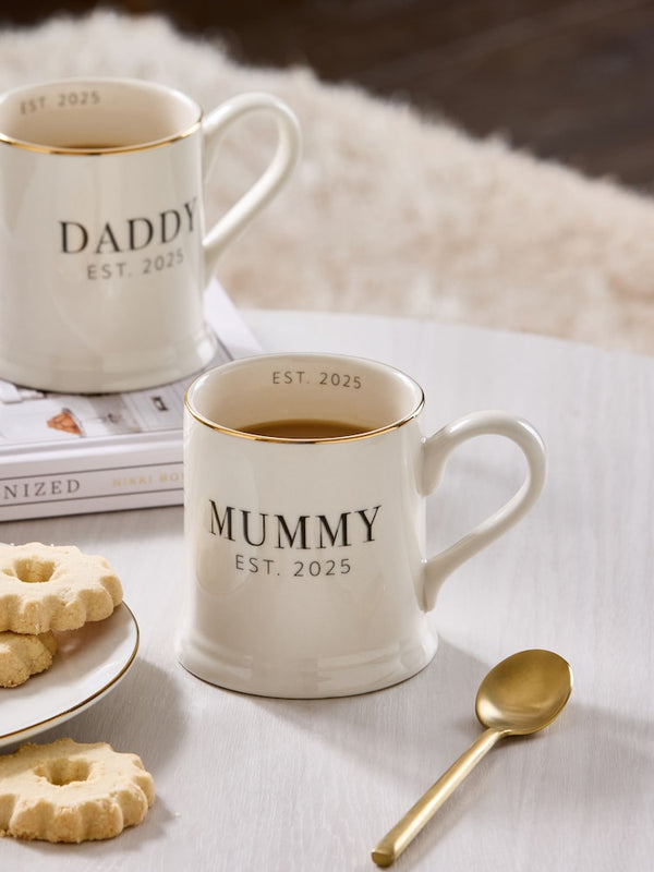 Black/White Est 2025 Mum Mug