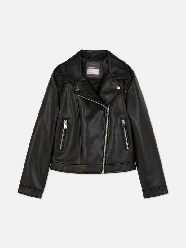 Primark faux Leather Biker Jacket