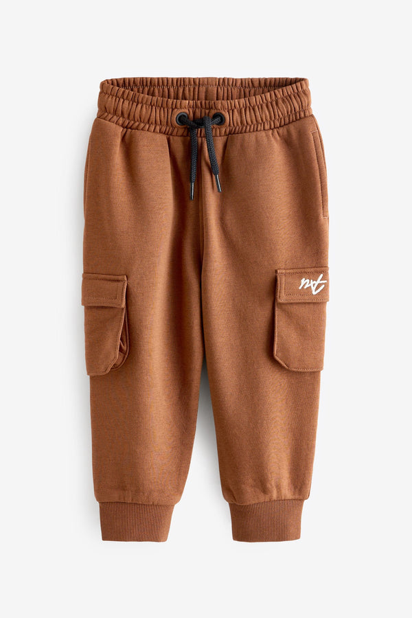 Copy Chocolate Brown Utility Cargo Joggers