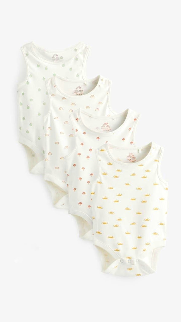 Copy of Cream Vest Pack Bodysuits