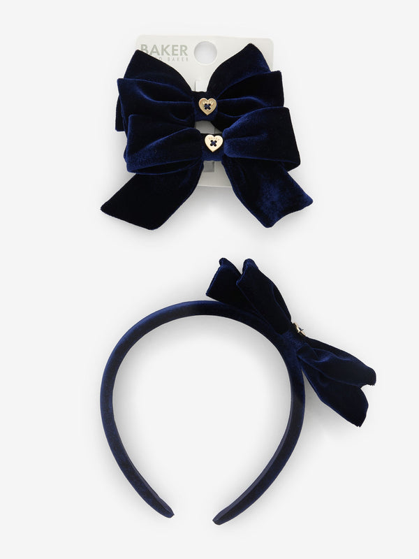 Baker by Ted Baker Girls Back to School Three Piece Multipack Headband