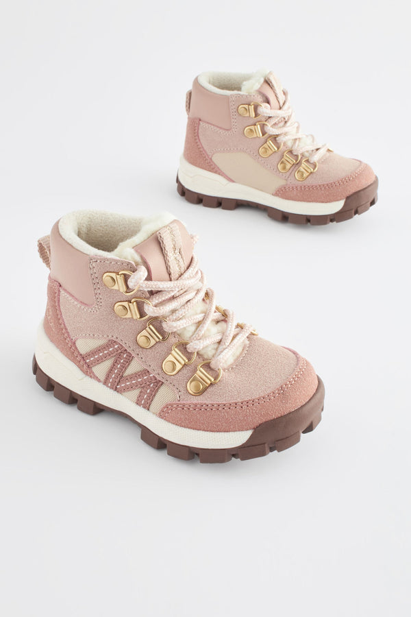 Pink Hiker Boots