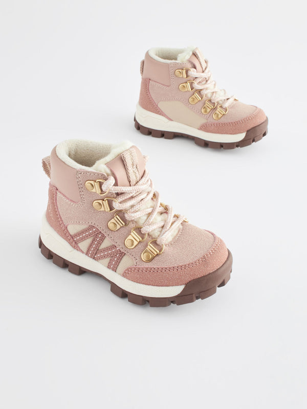 Pink Hiker Boots