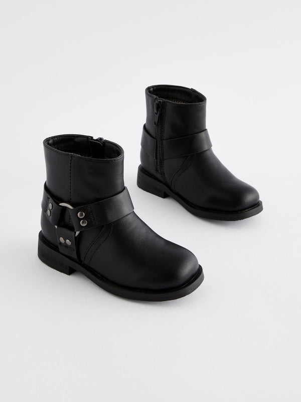 Black Biker Boots