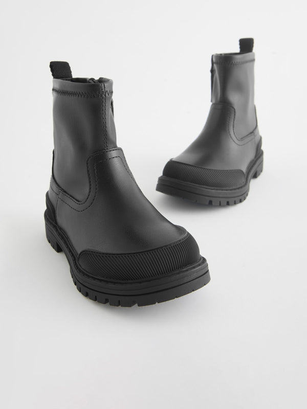 Black Sock Boots