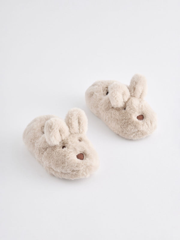 Neutral Bunny Slippers(immediate)