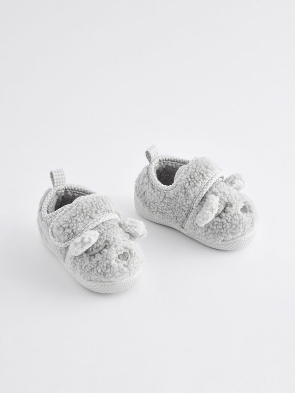 Grey Bear Cupsole Slippers