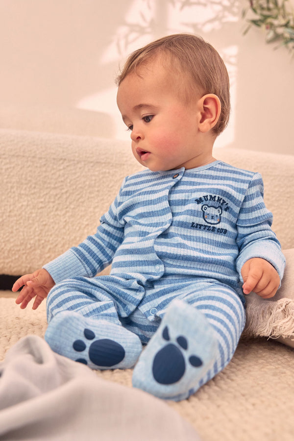 Blue Mummy Family Baby Sleepsuit (0-2yrs)