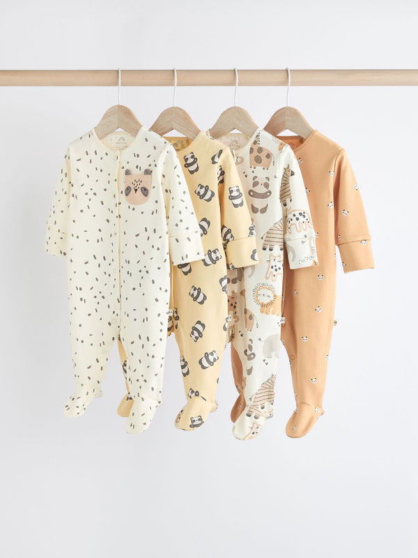 Ecru 100% Cotton Sleepsuit(immediate)