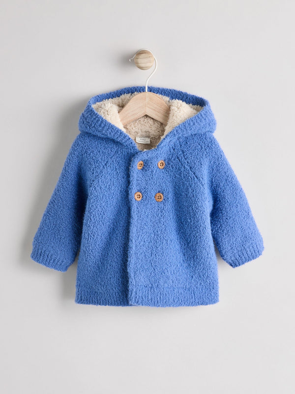 Blue Baby Hooded Cardigan (0mths-2yrs)