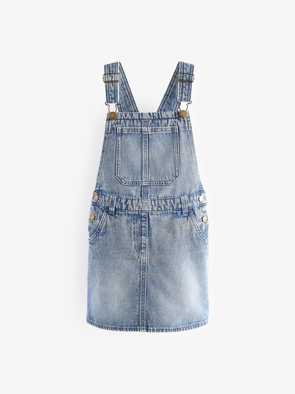 Blue Denim Pinafore Dress (3-16yrs)