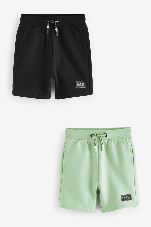 Green Baker by Ted Baker Sweat Shorts 2 Pack