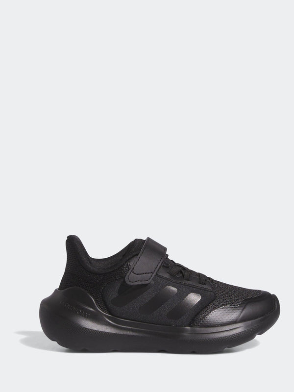 adidas Black Tensaur Run 2.0 Hook and Loop Kids Trainers