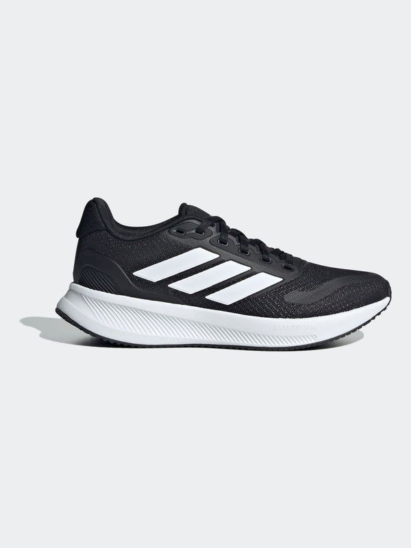 adidas Black/White Runfalcon 5 Lace Running Junior Trainers