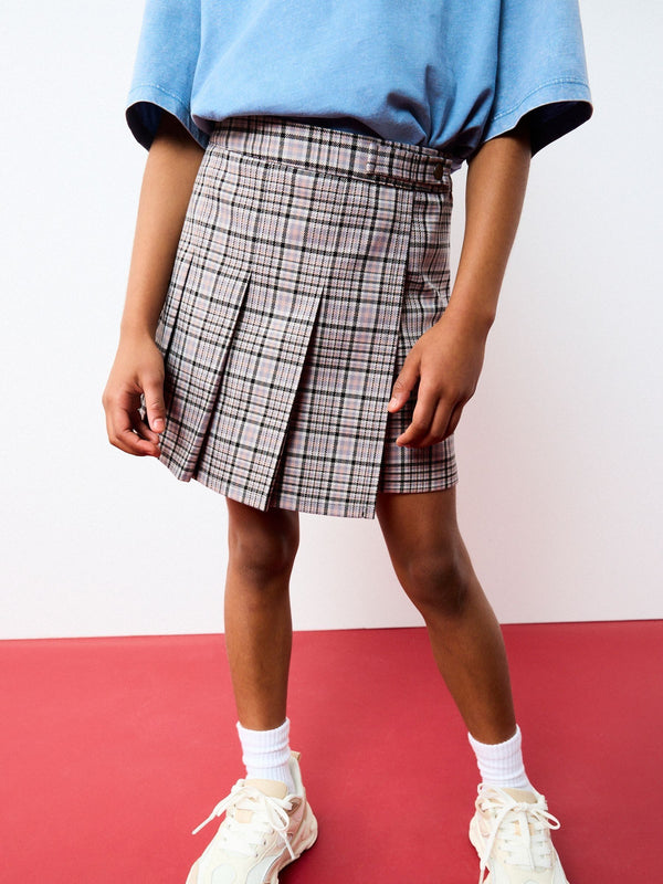 Black/White Check Skort (3-16yrs)