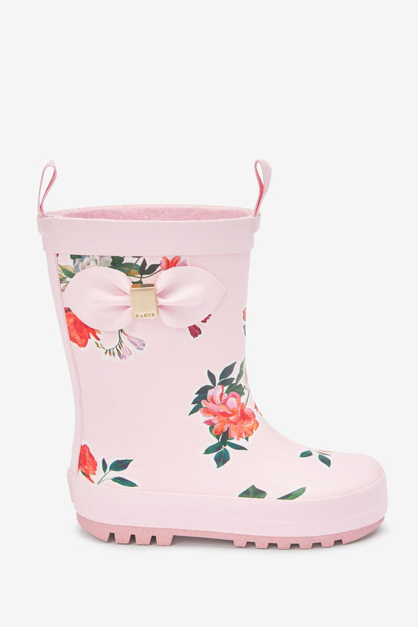 Baker by Ted Baker Pale Pink Floral Welly