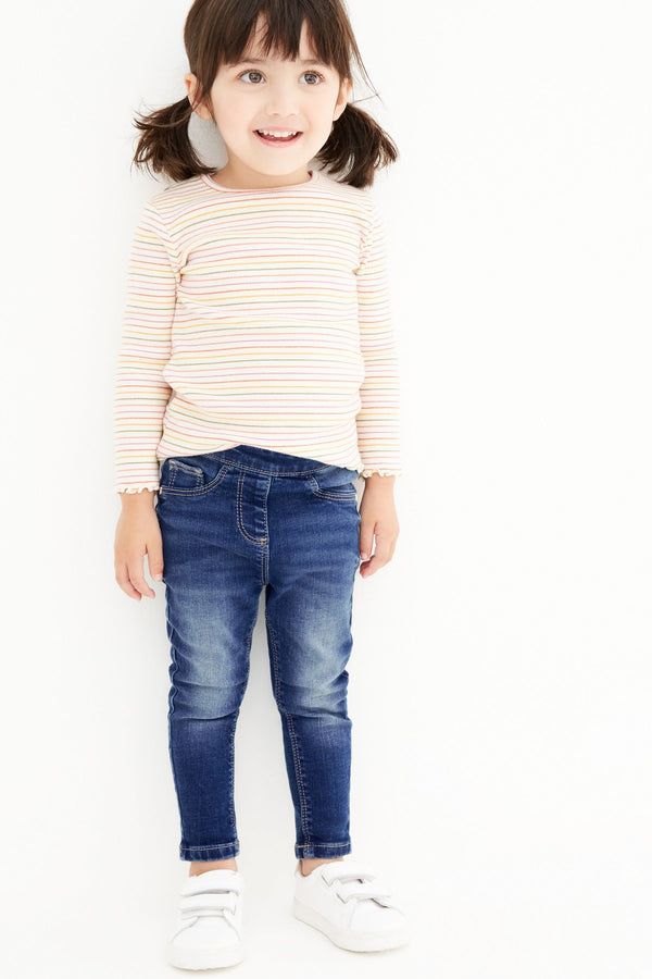 Mid Blue Denim 1 Pack Elasticated Waist Jeggings (3mths-7yrs)