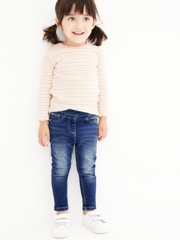 Mid Blue Denim 1 Pack Elasticated Waist Jeggings (3mths-7yrs)