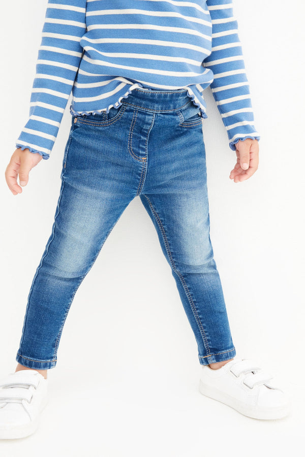 Light Blue Denim Elasticated Waist Jeggings (3mths-7yrs)