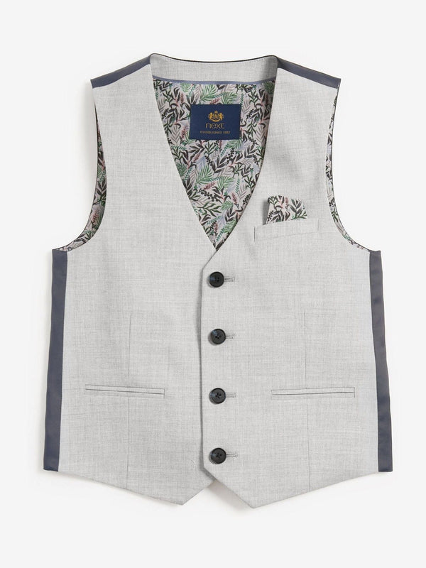 Grey Stand Alone Waistcoat (12mths-16yrs)