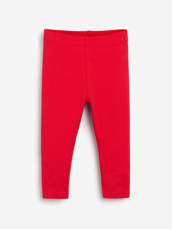 Red Plain Leggings (3mths-7yrs)