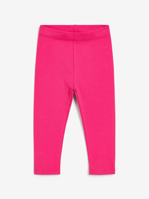 Bright Pink Plain Leggings (3mths-7yrs)