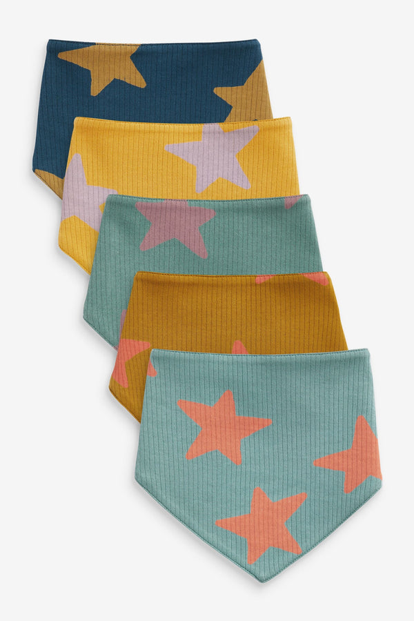 Blue Star Baby Bibs 5 Pack (immediate)