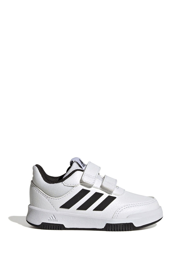 White/Black adidas Tensaur Hook and Loop Shoes