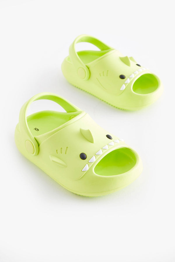 Lime Green Shark Character Sliders