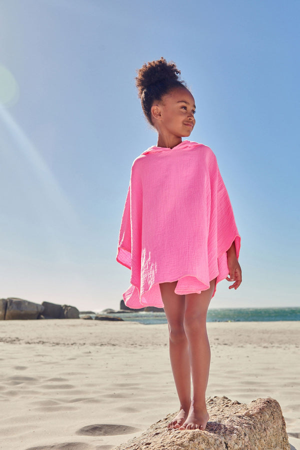 Pink 100% Cotton Kaftan (3-16yrs)