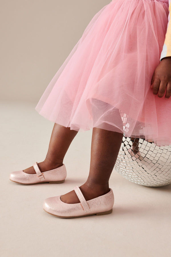 Pink Mary Jane Occasion Shoes