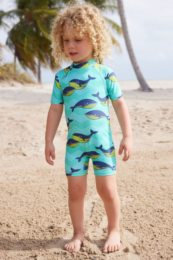 Mint Whale Sunsafe All-In-One Swimsuit (3mths-7yrs)