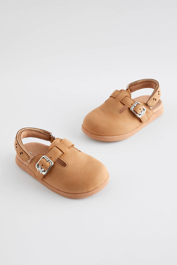 Brown Tan Clogs