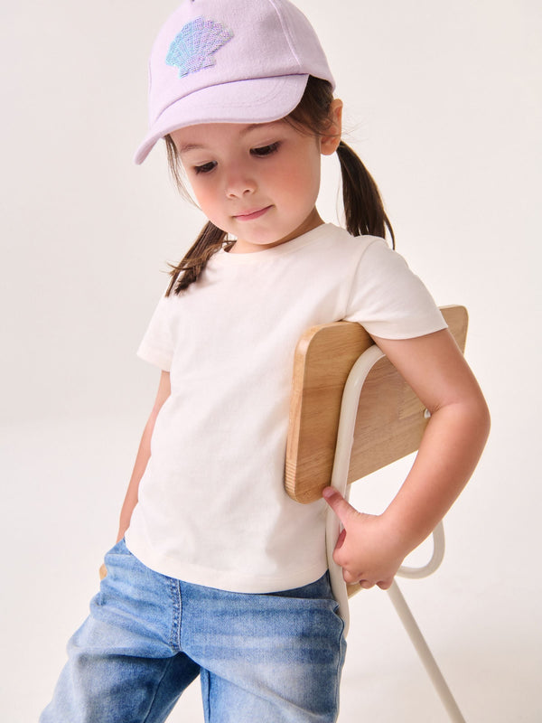 Pink Shell Sequin Cap (1-13yrs)