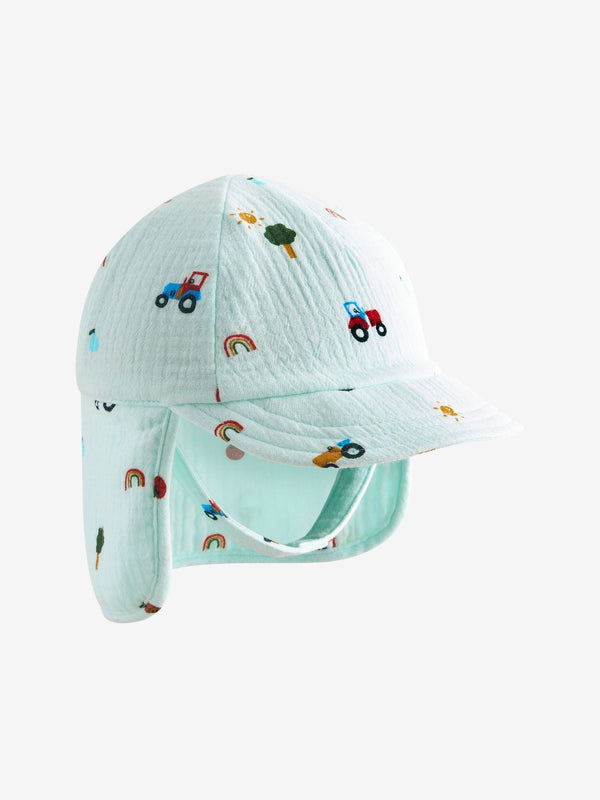 Blue Transport Legionnaire Baby Hat (0mths-2yrs)