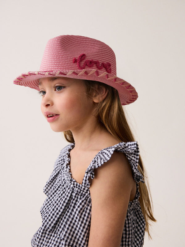 Pink Cowgirl Western Cowgirl Hat (3-16yrs)