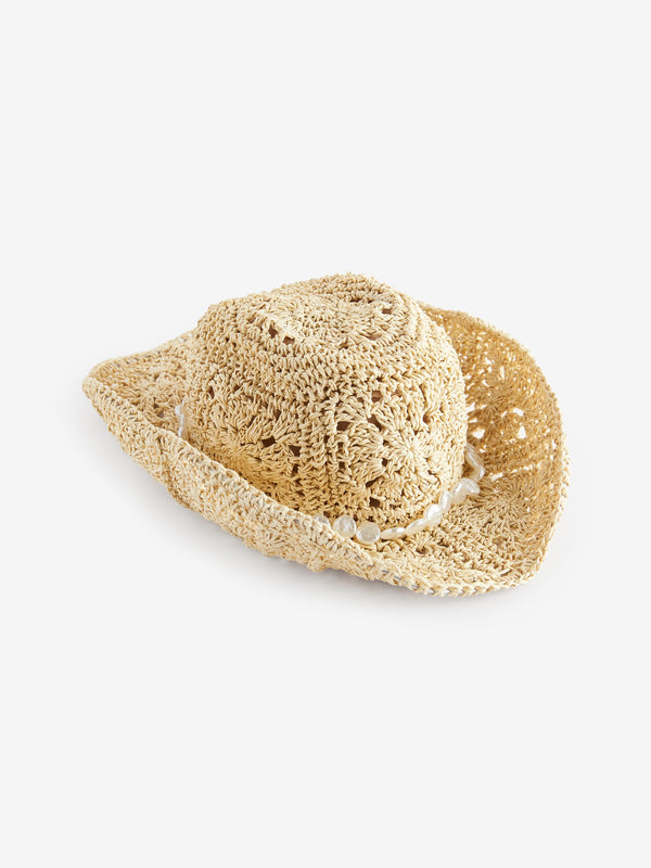 Natural Western Cowgirl Hat (3-16yrs)
