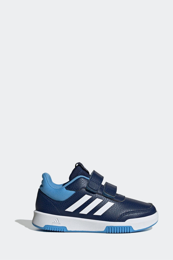 Blue/White adidas Tensaur Hook and Loop Shoes