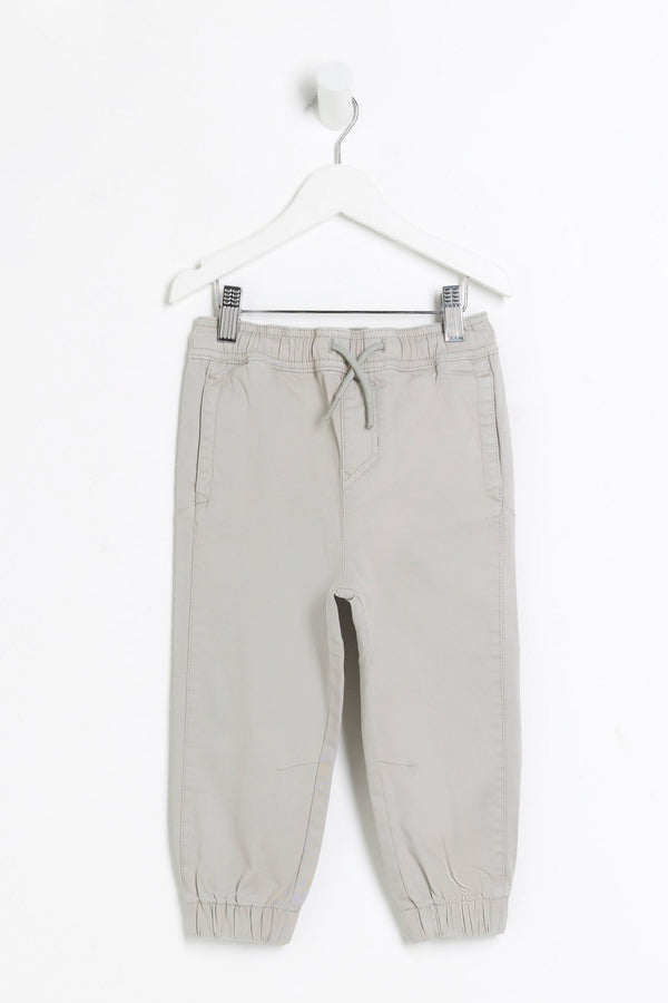 River Island Grey Boys Smart 100% Cotton Joggers