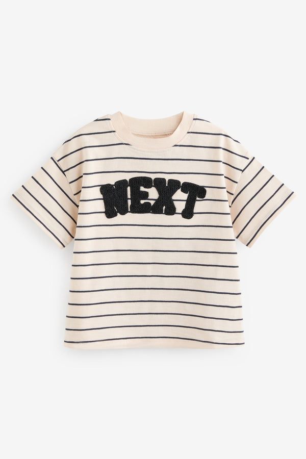 Grey Bear Slogan Short Sleeve T-Shirt (3mths-7yrs)