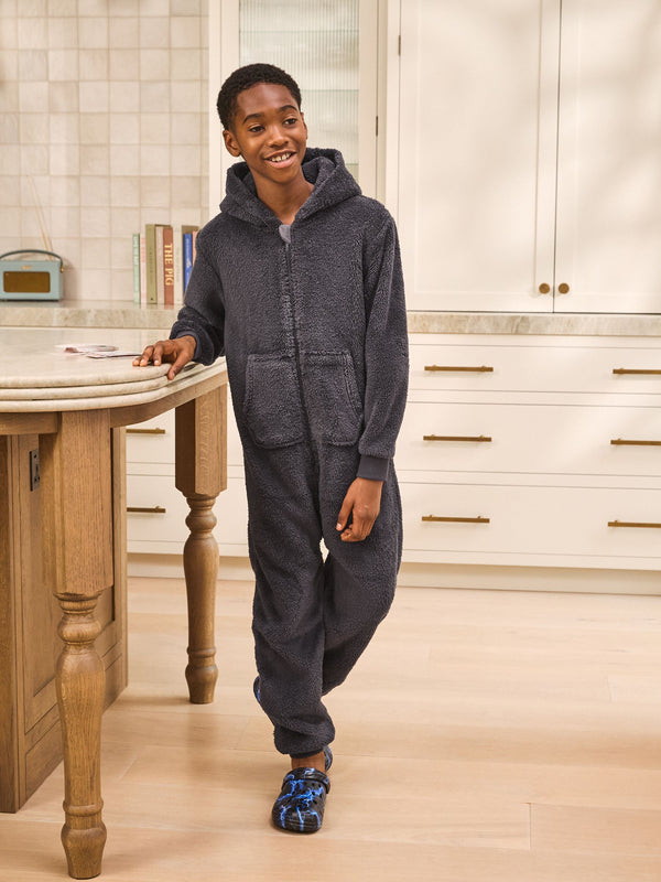 Grey Fleece All-In-One (3-16yrs)