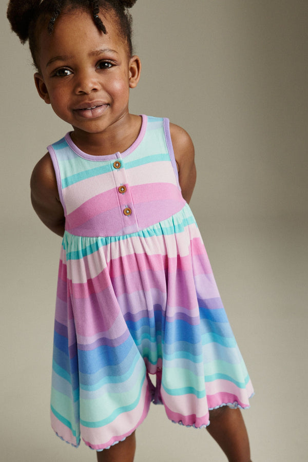 Rainbow Frill Playsuit (3mths-7yrs)