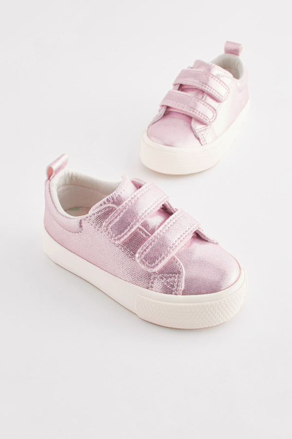 Pink Metallic Chunky Trainers