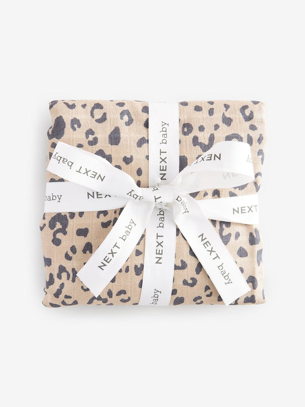 Animal Print Baby Extra Large 100% Cotton Multipurpose Muslin immediate
