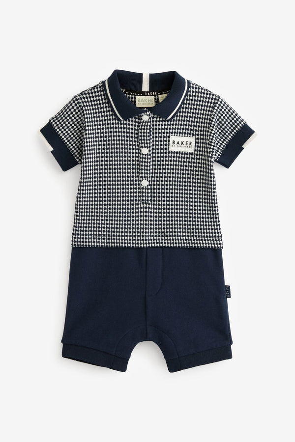 Navy Baker by Ted Baker Polo Romper