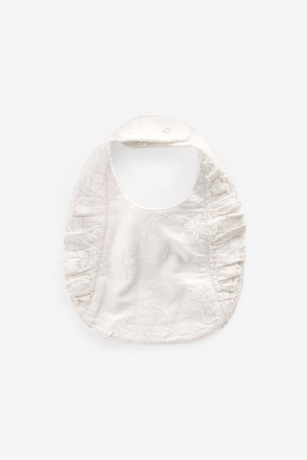 White Single Occasion Baby Bib(immediate)