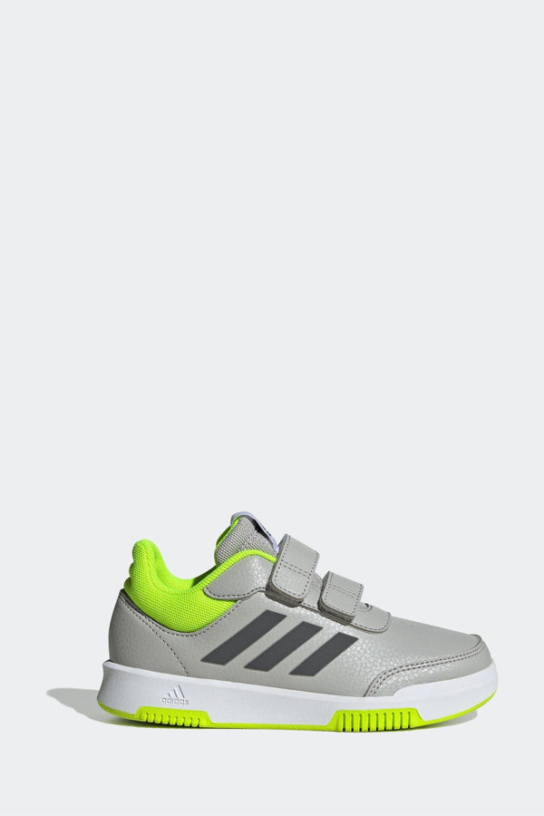 Grey adidas Tensaur Hook and Loop Shoes